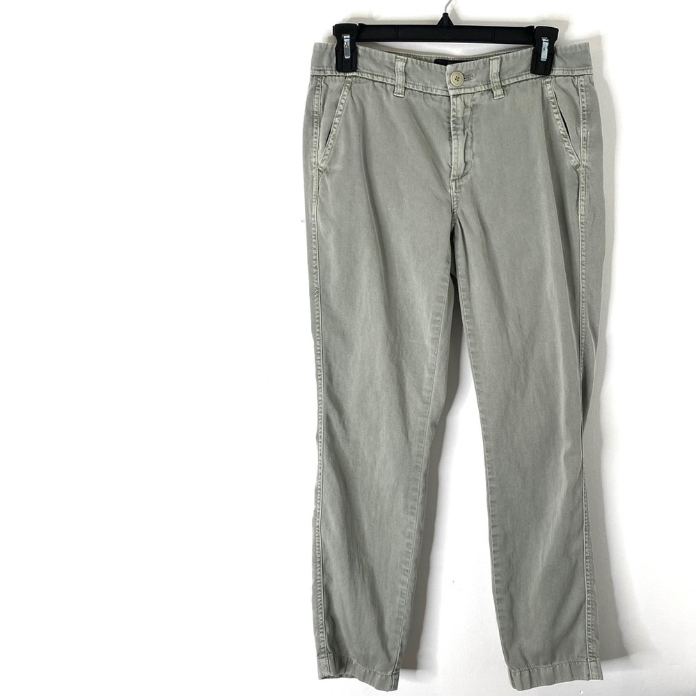 J. Crew Light Sea Green Chino Pants Classic Cotton Trouser Slant Pocket Zip Fly